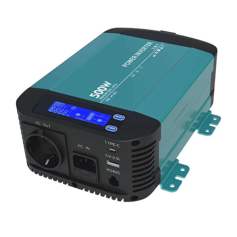 500W Pure sine wave inverter na may charger HK500PC 500W Pure sine wave inverter na may charger HK500PC